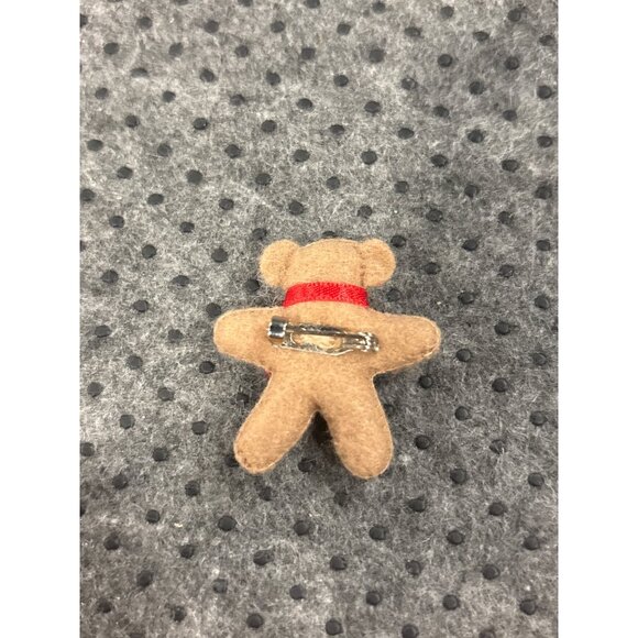 Vintage Christmas Pin Set W/ Teddy Bear Ornament Santa Cow & More  Brooches - Picture 3 of 15